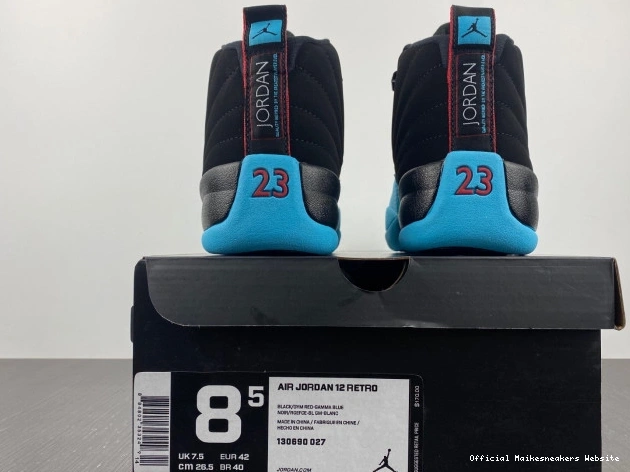 Official Maikesneakers Jordan Gamma Blue 12 130690-027 Retro 0706